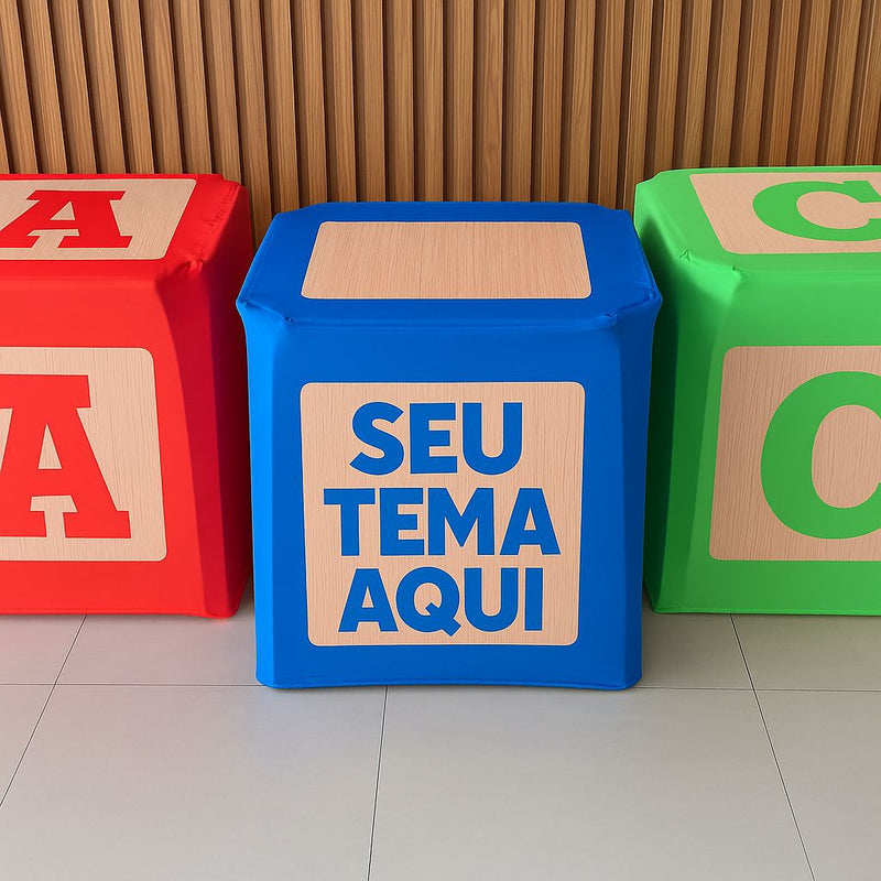 🎉Capa de Mesa Plástica Sublimada – Personalize com Seu Tema!