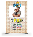 Painel Vazado Retangular Interativo + Estrutura Metálica dia dos pais