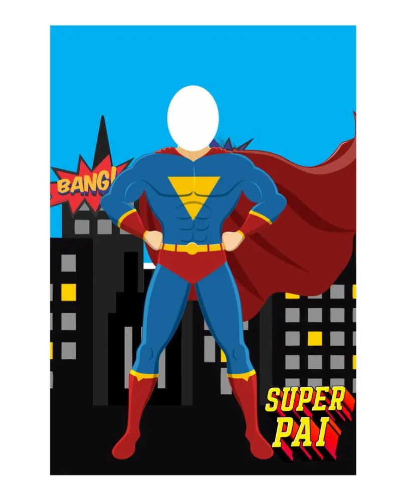 Painel Vazado Retangular Interativo + Estrutura Metálica dia dos pais