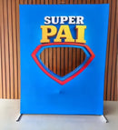 Painel Vazado Retangular Interativo + Estrutura Metálica dia dos pais