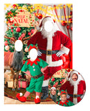 Painel mais estrutura Interativo Para Festas 3d Fotos Feliz Natal 1,5x2,2m