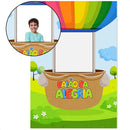 Painel Vazado Retangular Interativo + Estrutura Metálica Dia das crianças