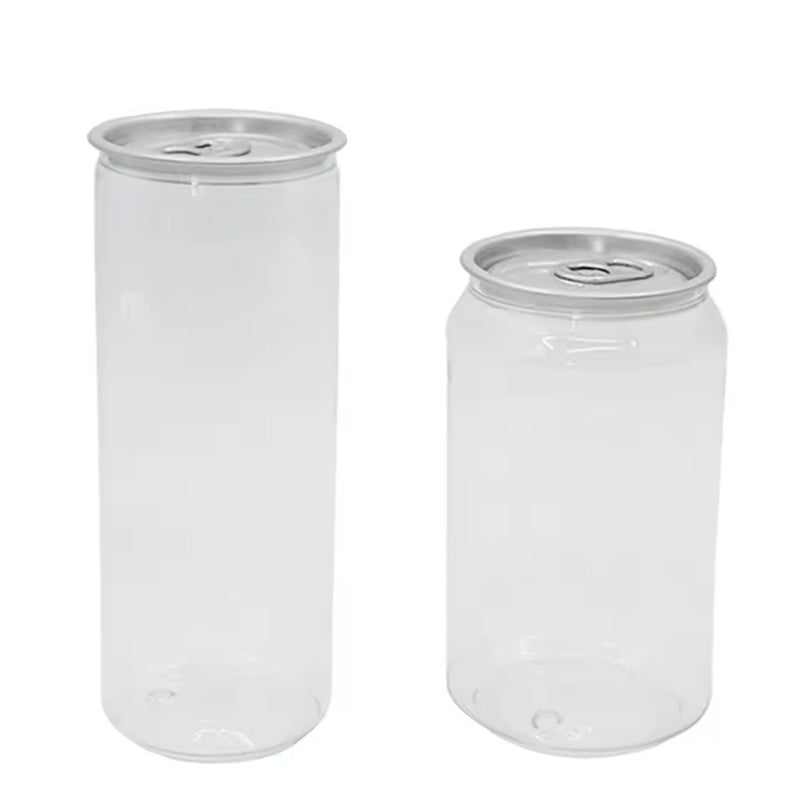 Garrafa pet transparente com tampa de alumínio 200 unidades