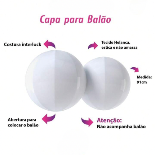 Capa para Balão 91 cm – Personalizável com Sua Arte!