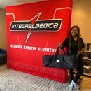 Backdrop Retrátil Personalizado – Estrutura de Aço inoxidavel