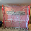 Backdrop Retrátil Personalizado – Estrutura de Aço inoxidavel