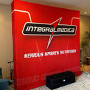 Backdrop Retrátil Personalizado – Estrutura de Aço inoxidavel